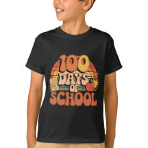 Groovy 100th Day of School Design - Vintage School