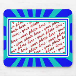 Groovy 1970's Retro Photo Frame Mouse Mat