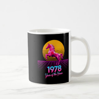 Groovy 2026 Horse Year 1978 48th Birthday Lunar La Coffee Mug