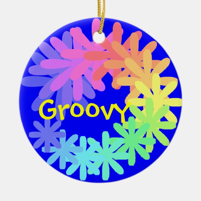 Groovy 60's Ornament (Front)