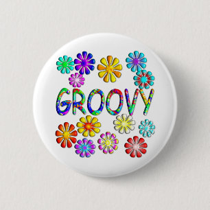 Groovy 6 Cm Round Badge