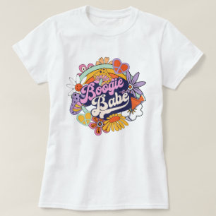 Groovy 70s Bachelorette Boogie Babe ID929  T-Shirt