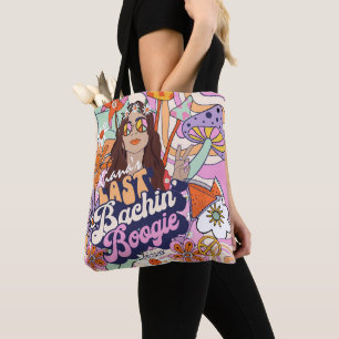 Groovy 70s Bachelorette Last Bachin' Boogie ID929  Tote Bag