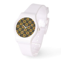 Groovy 70s Daisy Flower Power Pattern