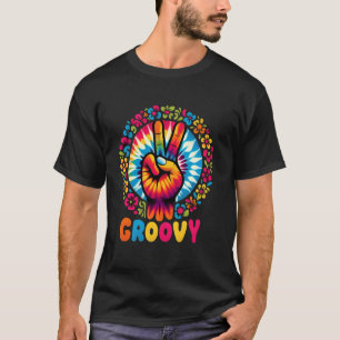 Groovy 70's Tie Dye Vintage 70s Retro 70's Hippie T-Shirt