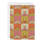 Groovy 70s Vintage Orange Floral Bridal Shower