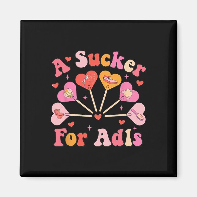 Groovy A Sucker For Adls Occupational Therapist Va Magnet (Front)