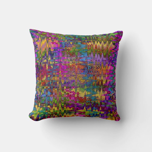 Groovy Abstract Cushion (Front)