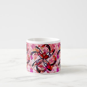 groovy abstract design espresso cup