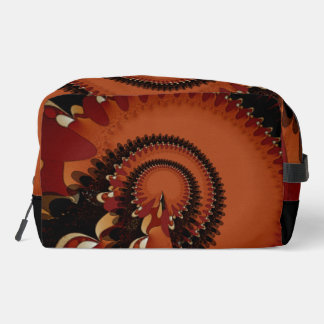 Groovy Abstract Earthy Colours Dopp Kit