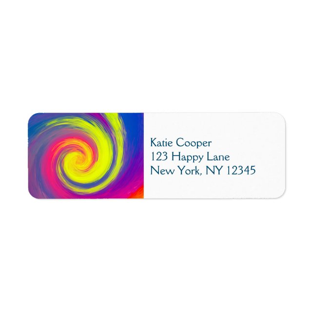 Groovy Abstract Spiral Swirl (Front)