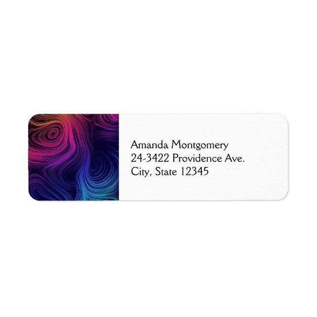 Groovy Abstract Swirls and Circles Cool (Front)