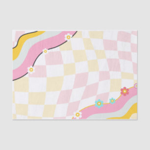 Groovy And Boozy Bachelorette Party Decor 70'S Tissue Paper