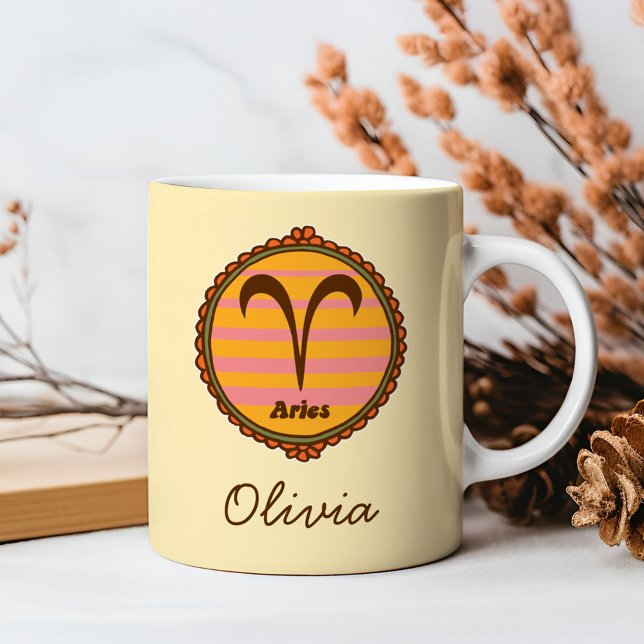 Groovy Aries Custom Coffee Mug (Creator Uploaded)