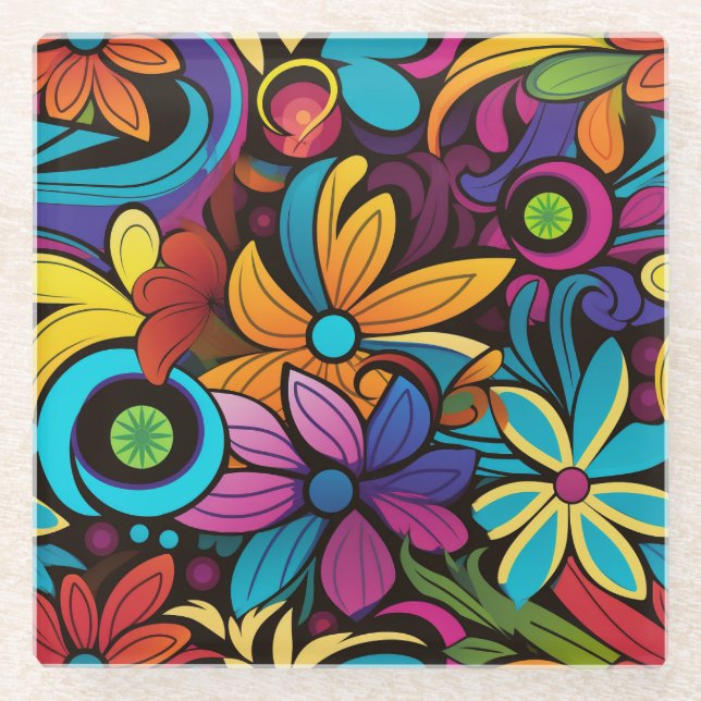 Groovy Art Coaster (Front)