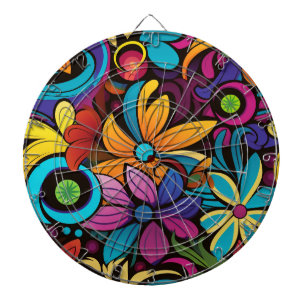 Groovy Art Dartboard