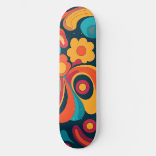 Groovy Art Skateboard