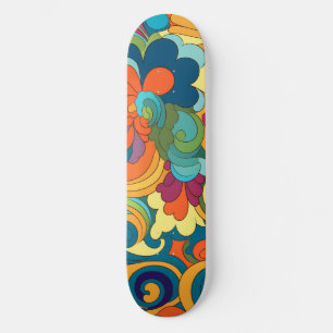 Groovy Art Skateboard