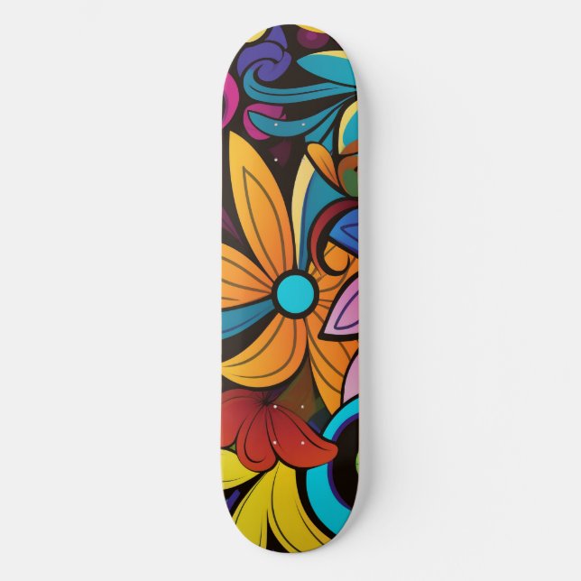 Groovy Art Skateboard (Front)