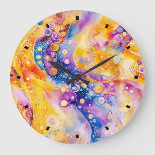 Groovy Art Wall Clock