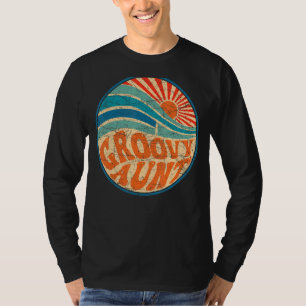 Groovy Aunt 70s Aesthetic Nostalgia 1970's Retro A T-Shirt