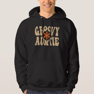 Groovy Auntie 70s Aesthetic Nostalgia 1970's Retro Hoodie