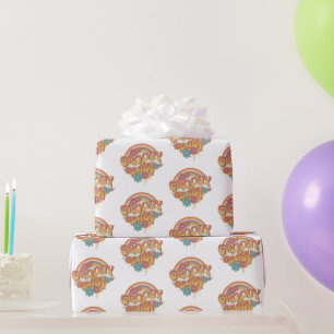 Groovy Baby retro style design Wrapping Paper