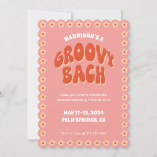 Groovy Bach - Bachelorette Invitation & Itinerary