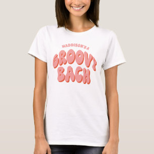 Groovy Bach Custom Retro Bachelorette T-shirt