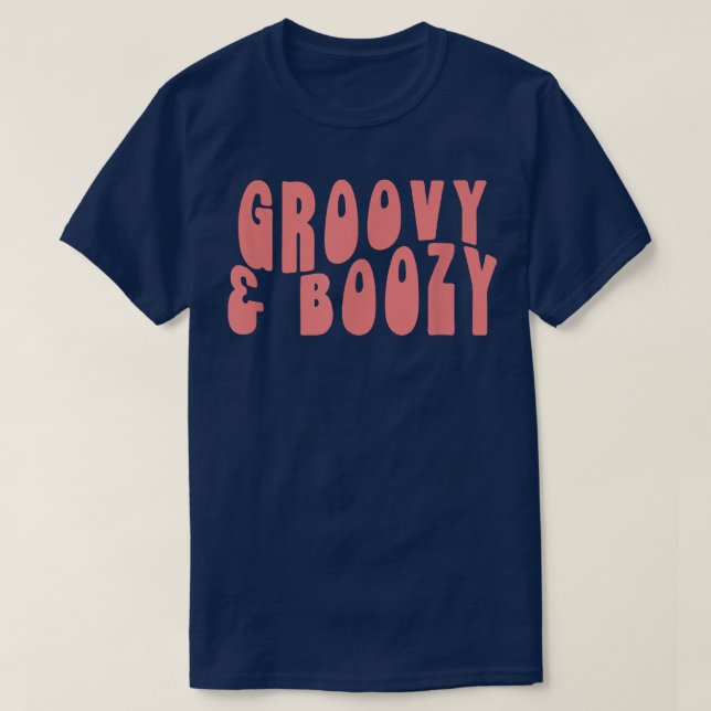 Groovy Bachelorette Bridal Bride Party Groovy and  T-Shirt (Design Front)