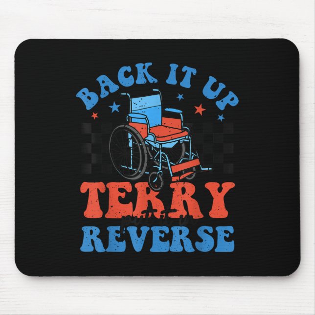 Groovy Back Up Terry Put It In Reverse Firework 4t Mouse Mat (Front)