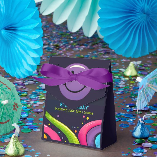 Groovy Birthday Bash Favour Box (Party)