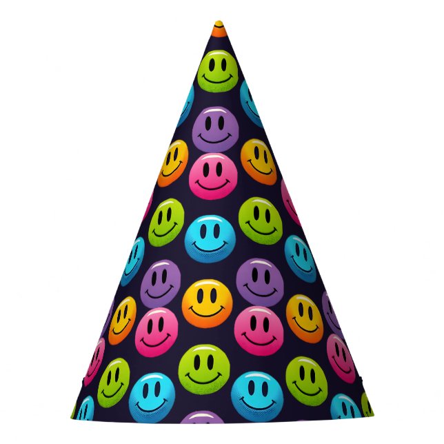 Groovy Birthday Bash Party Hat (Front)
