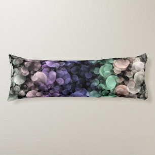 Groovy Boho Bubbles Eclectic Uingender Pride Flag Body Cushion