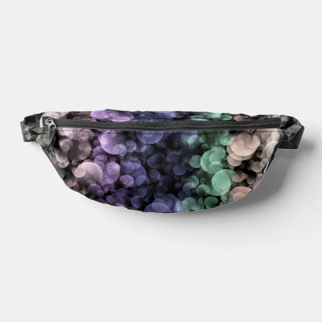 Groovy Boho Bubbles Eclectic Uingender Pride Flag Bum Bags (Lay Down)