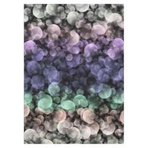 Groovy Boho Bubbles Eclectic Uingender Pride Flag Tablecloth