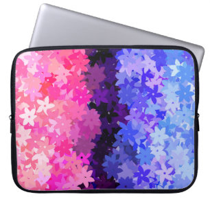 Groovy Boho Quirky Retro Floral Omnisexual Pride Laptop Sleeve
