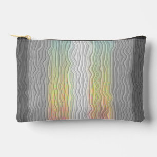 Groovy Boho Trippy Abstract Demifluid Pride Flag Accessory Pouch