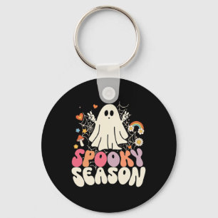 Groovy Boo Ghost Spooky Halloween Costumes Mens  K Key Ring