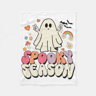 Groovy Boo Ghost Spooky Halloween Costumes Mens Ki Fleece Blanket