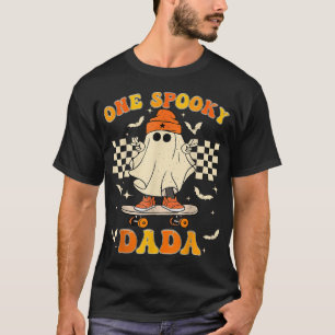 Groovy Boo One Spooky Dada First Halloween T-Shirt