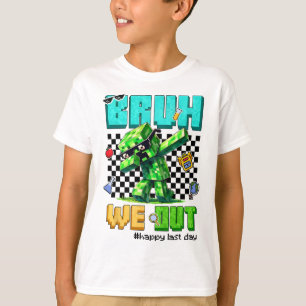 Groovy Bruh We Out Last Day Of School Video Game T T-Shirt