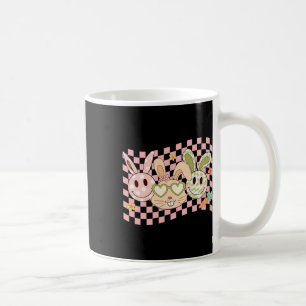 Groovy Bunny Smile Face Happy Easter Day Rabbit Hi Coffee Mug