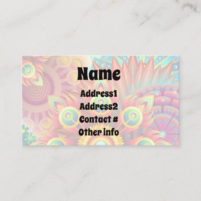 Groovy Business Card (Front)
