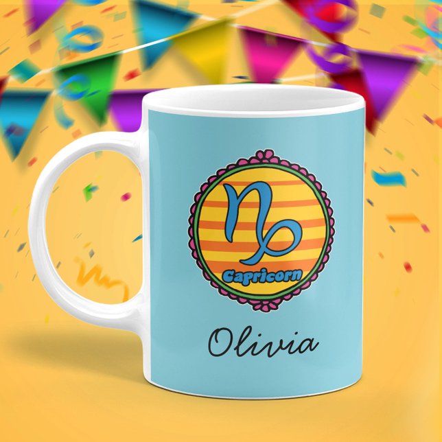 Groovy Capricorn Custom Coffee Mug (Creator Uploaded)