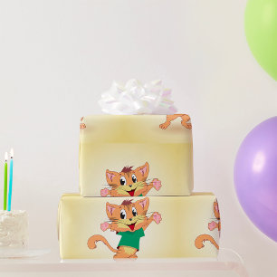 Groovy Cat Wrapping Paper