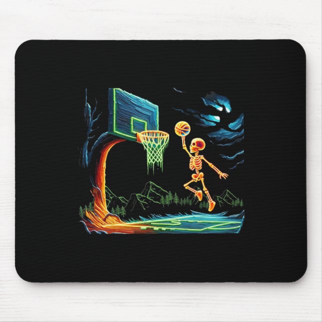 Groovy Chainsaw For Halloween Graphic Tee  Mouse Mat (Front)