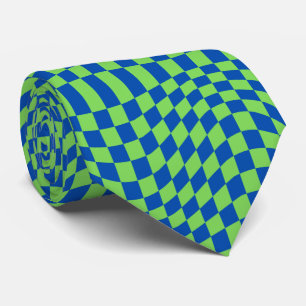 Groovy Chequerboard, Y2K 90s Tie