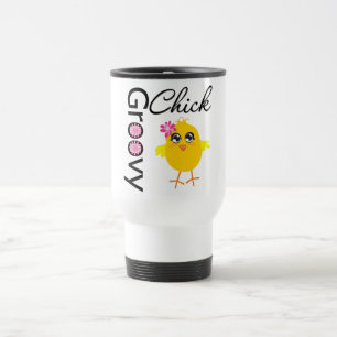 Groovy Chick Travel Mug