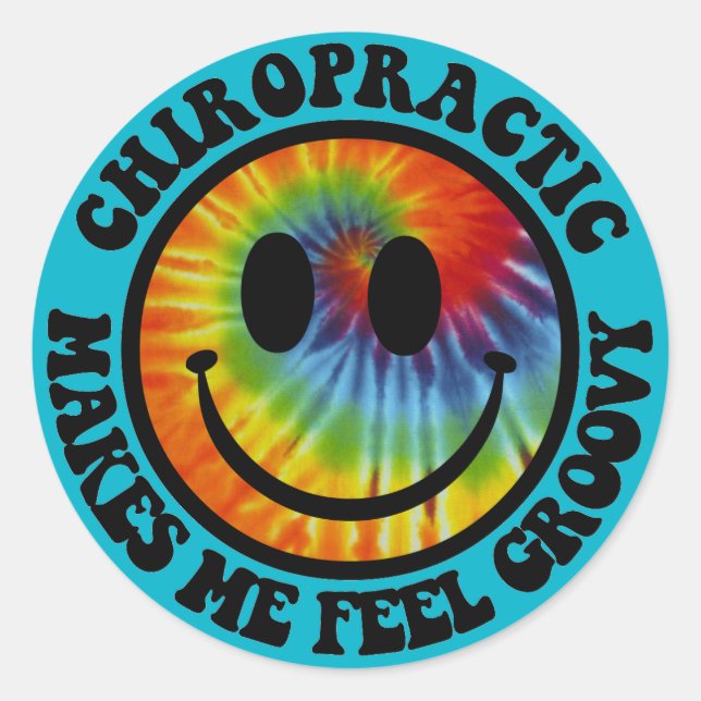 Groovy Chiropractic Stickers (Front)